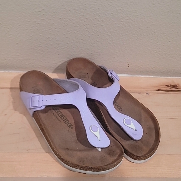 🪻 BIRKENSTOCK GIZEH VEGAN BIRKO-FLOR SANDALS - Picture 1 of 13